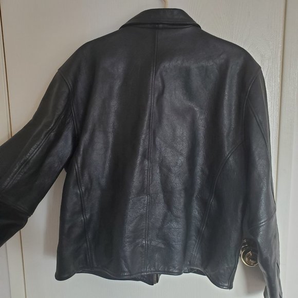 Men's Boutique of Leathers Black Leather Jacket - Picture 7 of 11